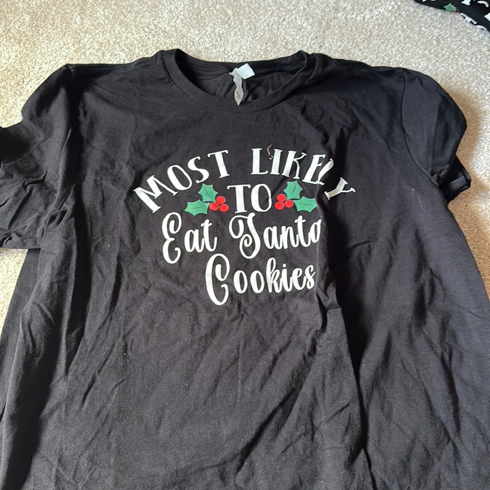 Most likely to eat Santa’s cookies, Size XL